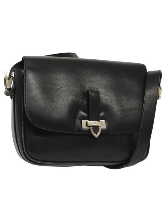 CELINE Handbags - Authentic CELINE Shoulder Bag Leather Navy Gold